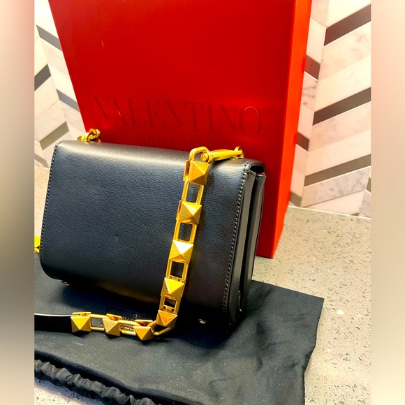 Valentino Stud Sign Shoulder Bag - Picture 6 of 15